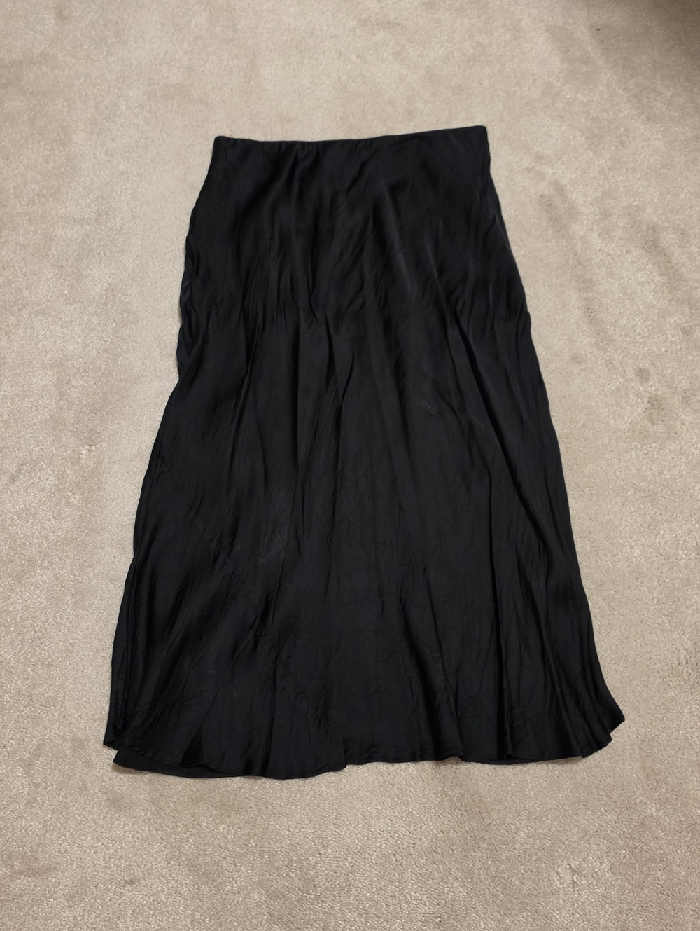 Aritzia Wilfred Satin Slip Midi Skirt (older version)